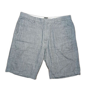 J. Crew Club Gray Chino Shorts 33W 10.5" Inseam